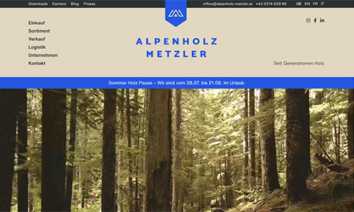 Alpenholz Metzler