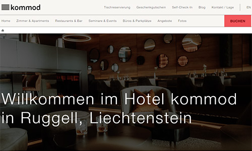 Hotel kommod Ruggell
